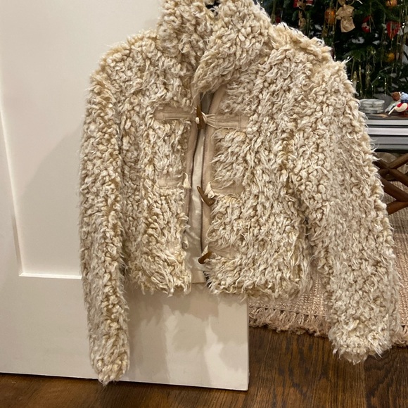 Anthropologie Women’s Brenna Faux Fur Coat Size Small - Picture 3 of 7